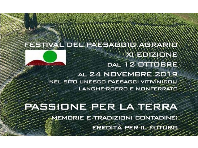 Canelli | XI edizione "Festival del Paesaggio Agrario"